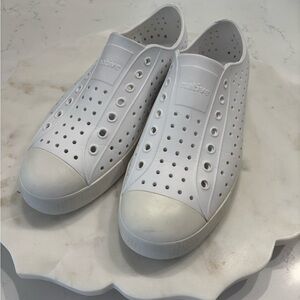 Native White Slip-Ons